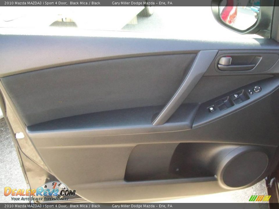 2010 Mazda MAZDA3 i Sport 4 Door Black Mica / Black Photo #11