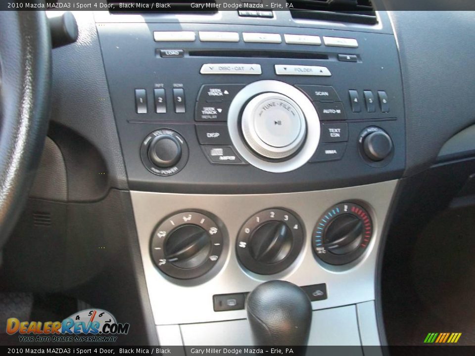 2010 Mazda MAZDA3 i Sport 4 Door Black Mica / Black Photo #14