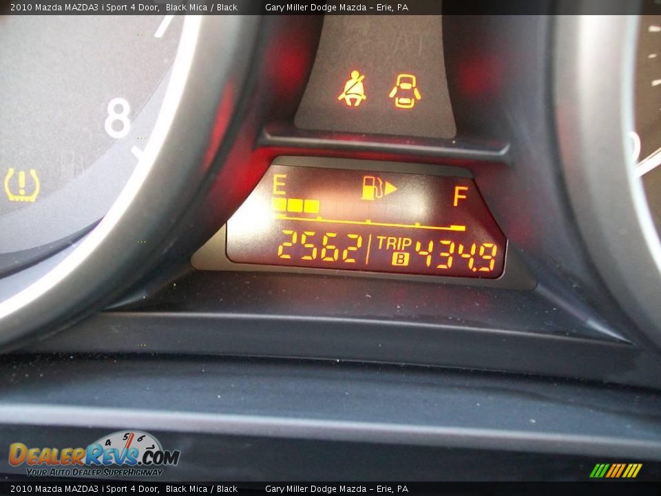 2010 Mazda MAZDA3 i Sport 4 Door Black Mica / Black Photo #15