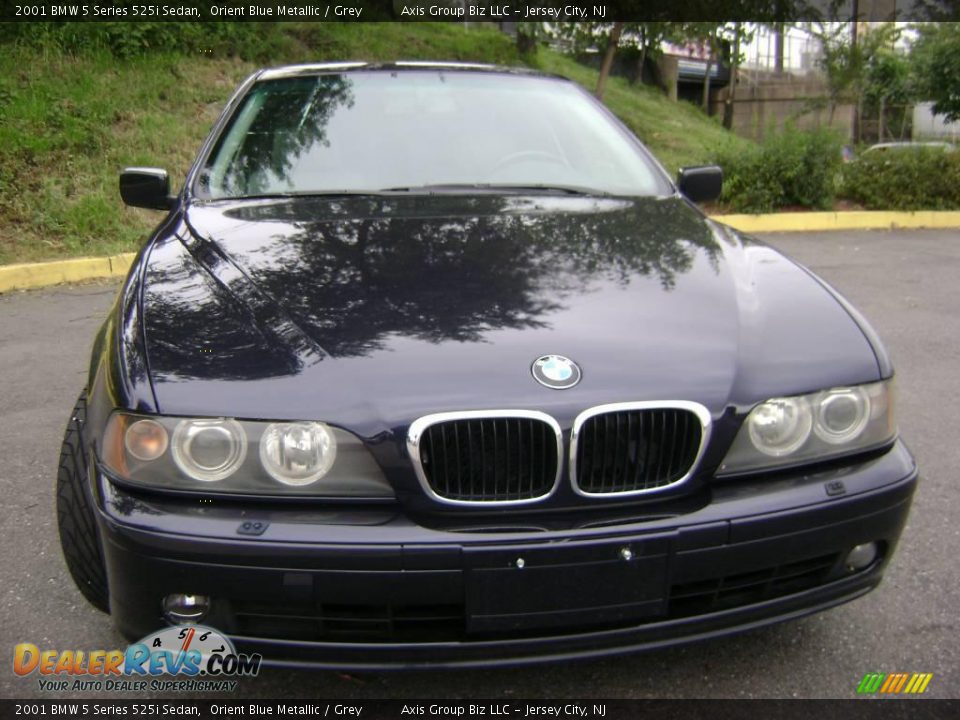 2001 BMW 5 Series 525i Sedan Orient Blue Metallic / Grey Photo #1