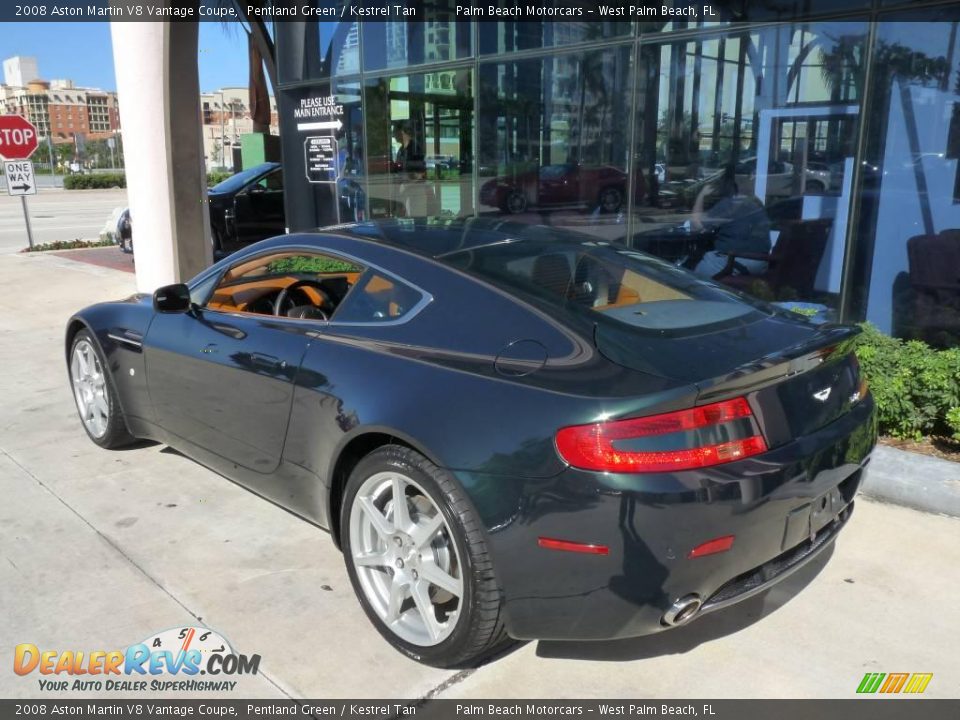 2008 Aston Martin V8 Vantage Coupe Pentland Green / Kestrel Tan Photo #4
