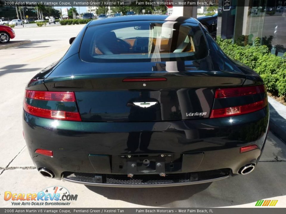 2008 Aston Martin V8 Vantage Coupe Pentland Green / Kestrel Tan Photo #5