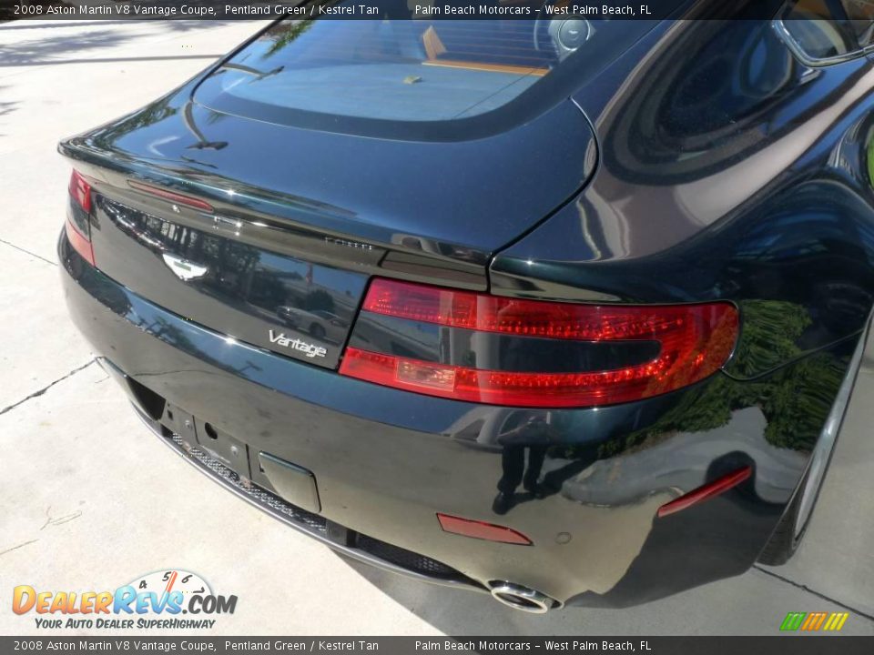 2008 Aston Martin V8 Vantage Coupe Pentland Green / Kestrel Tan Photo #6