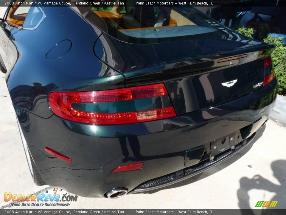 2008 Aston Martin V8 Vantage Coupe Pentland Green / Kestrel Tan Photo #7
