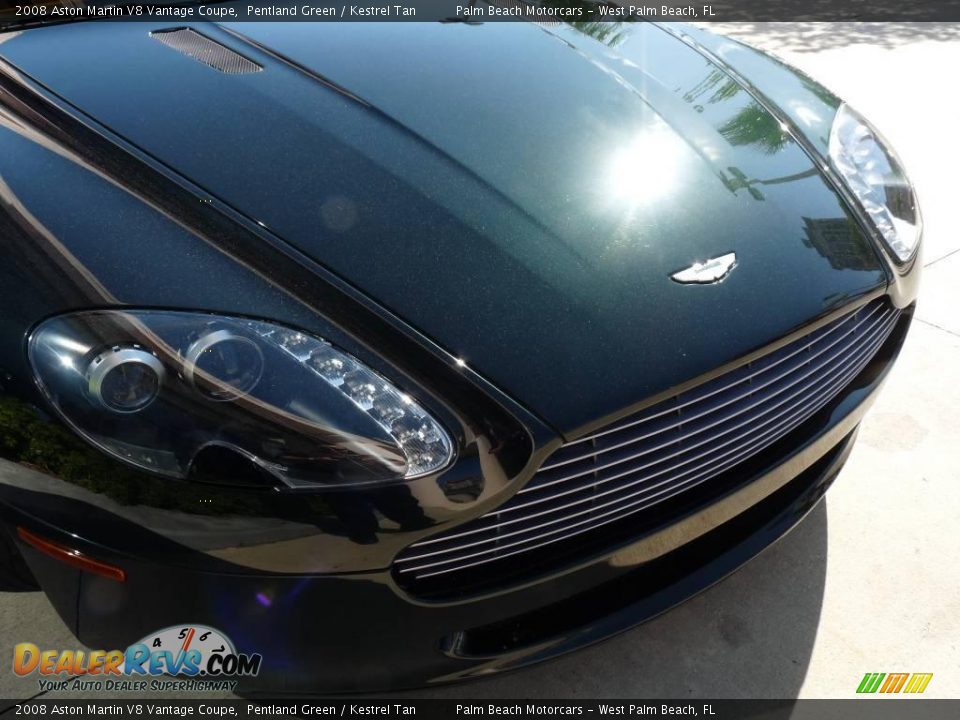 2008 Aston Martin V8 Vantage Coupe Pentland Green / Kestrel Tan Photo #8