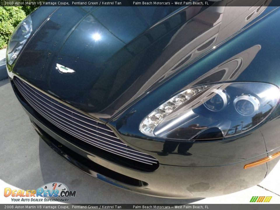 2008 Aston Martin V8 Vantage Coupe Pentland Green / Kestrel Tan Photo #9