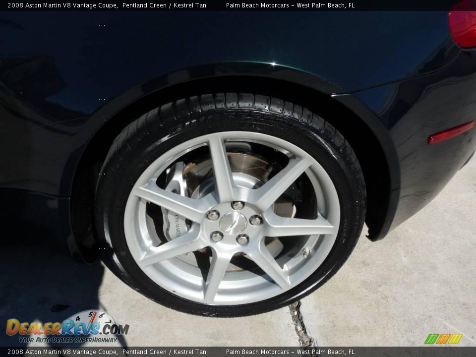 2008 Aston Martin V8 Vantage Coupe Pentland Green / Kestrel Tan Photo #10