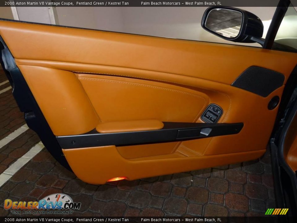 2008 Aston Martin V8 Vantage Coupe Pentland Green / Kestrel Tan Photo #13