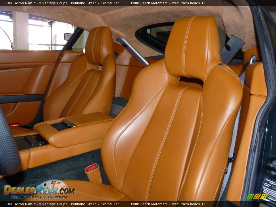 2008 Aston Martin V8 Vantage Coupe Pentland Green / Kestrel Tan Photo #15