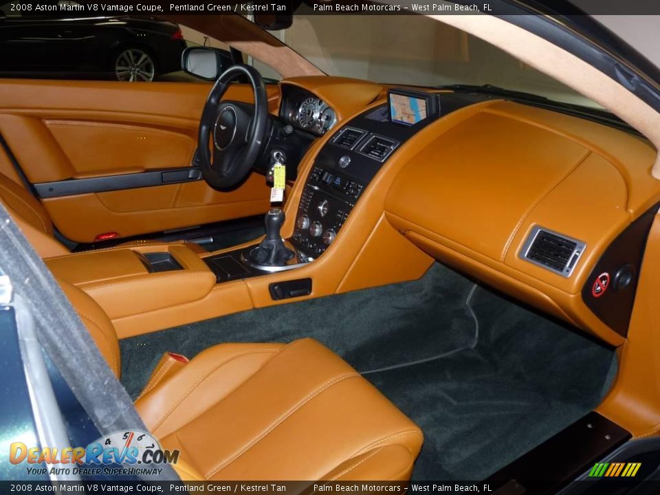 2008 Aston Martin V8 Vantage Coupe Pentland Green / Kestrel Tan Photo #17