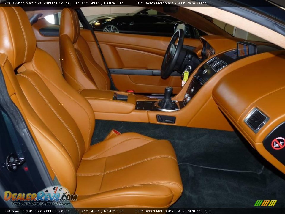 2008 Aston Martin V8 Vantage Coupe Pentland Green / Kestrel Tan Photo #18