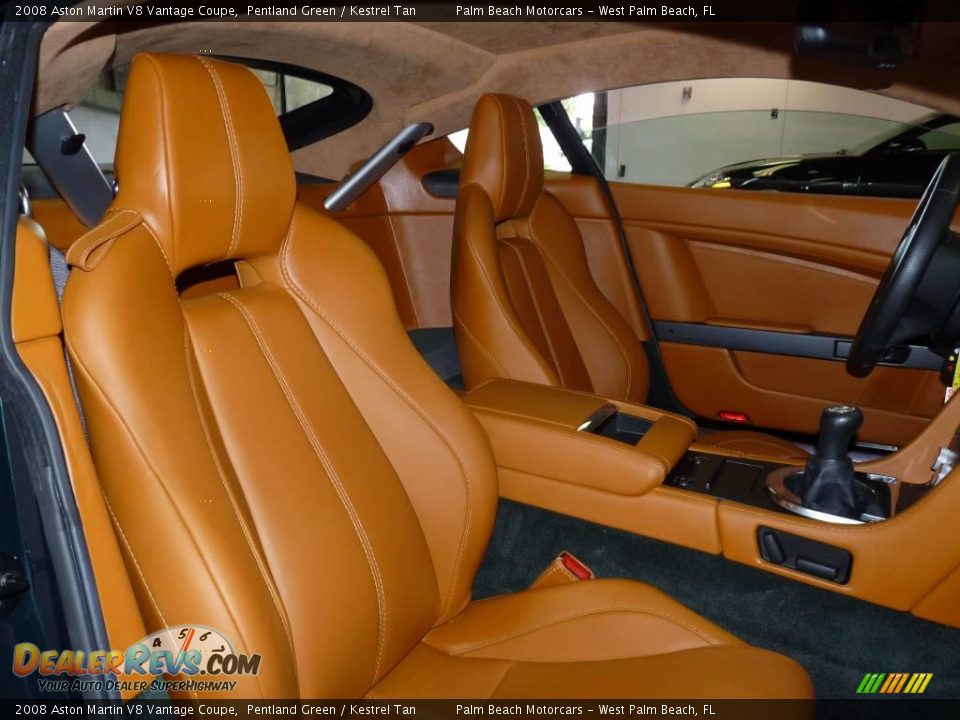 2008 Aston Martin V8 Vantage Coupe Pentland Green / Kestrel Tan Photo #19