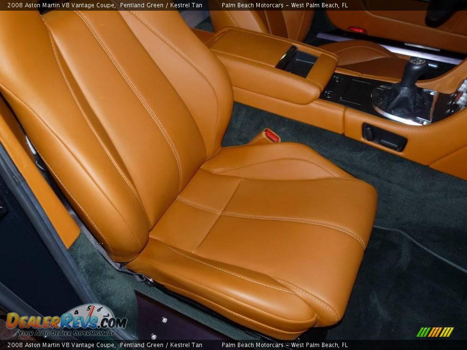 2008 Aston Martin V8 Vantage Coupe Pentland Green / Kestrel Tan Photo #20