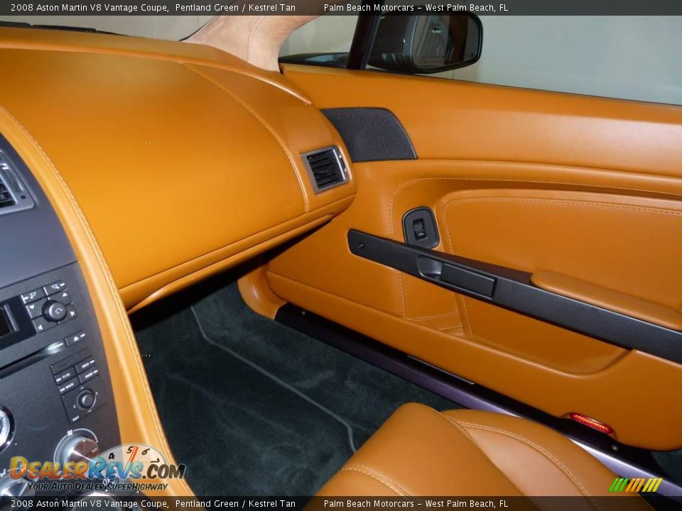 2008 Aston Martin V8 Vantage Coupe Pentland Green / Kestrel Tan Photo #21