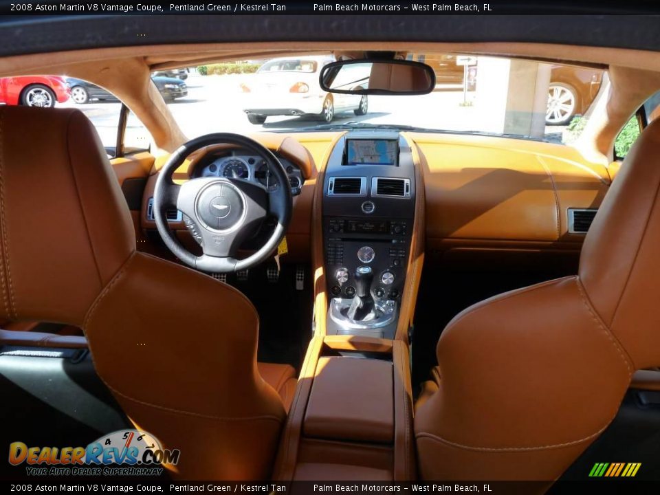2008 Aston Martin V8 Vantage Coupe Pentland Green / Kestrel Tan Photo #28