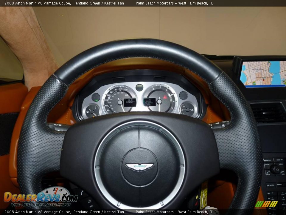 2008 Aston Martin V8 Vantage Coupe Pentland Green / Kestrel Tan Photo #31