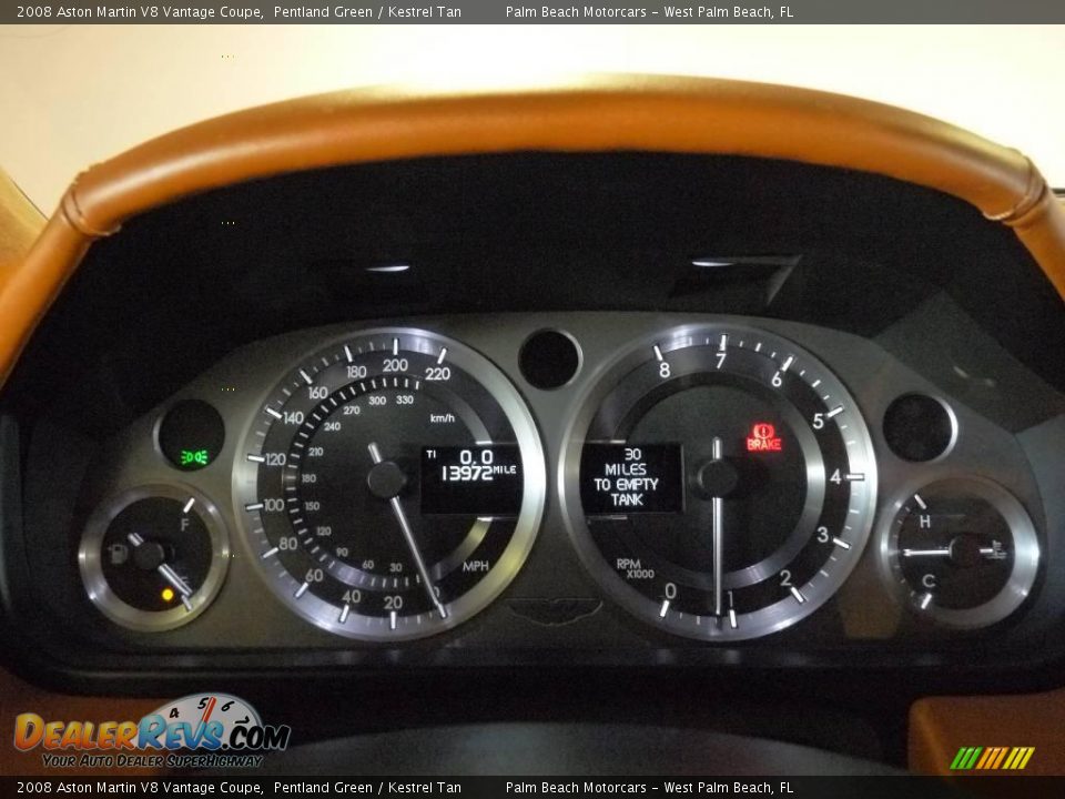 2008 Aston Martin V8 Vantage Coupe Pentland Green / Kestrel Tan Photo #32