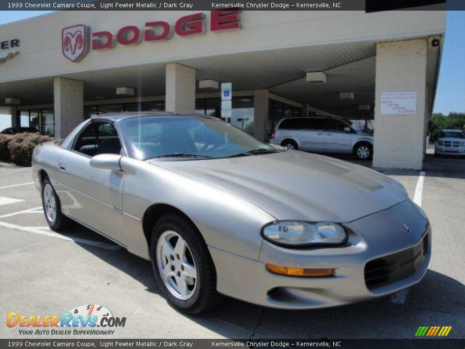 1999 Chevrolet Camaro Coupe Light Pewter Metallic / Dark Gray Photo #1