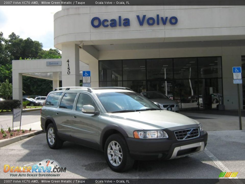 2007 Volvo XC70 AWD Willow Green Metallic / Taupe Photo #1