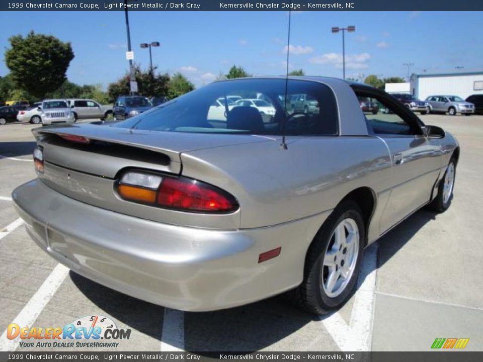 1999 Chevrolet Camaro Coupe Light Pewter Metallic / Dark Gray Photo #4