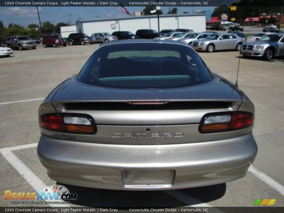 1999 Chevrolet Camaro Coupe Light Pewter Metallic / Dark Gray Photo #5