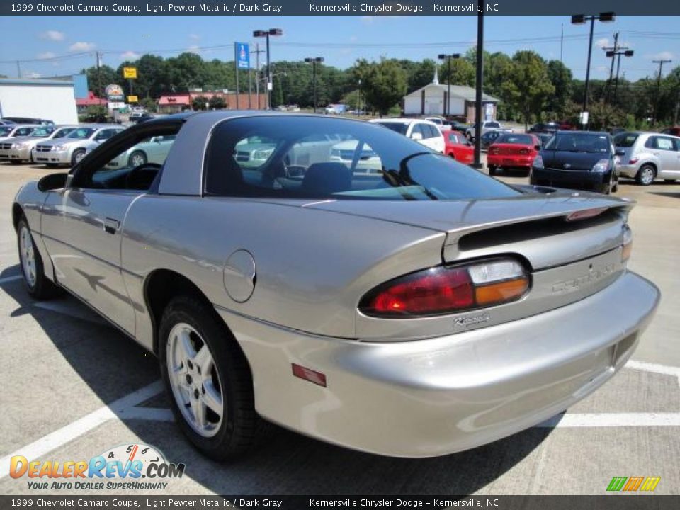 1999 Chevrolet Camaro Coupe Light Pewter Metallic / Dark Gray Photo #6