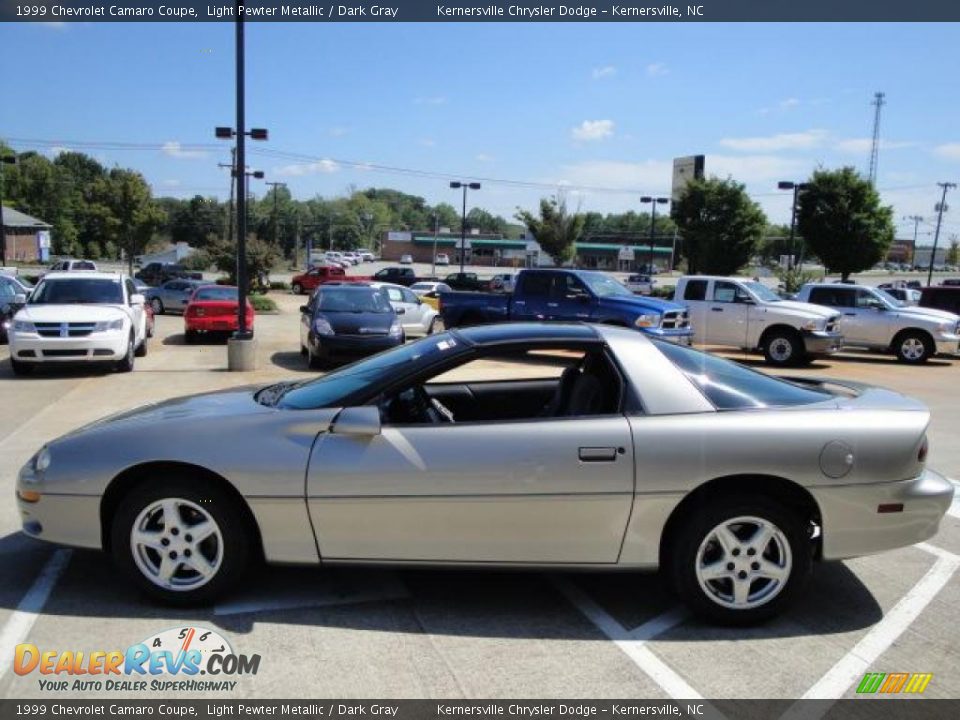 1999 Chevrolet Camaro Coupe Light Pewter Metallic / Dark Gray Photo #7