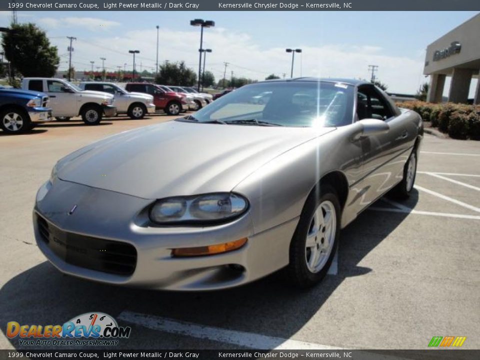 1999 Chevrolet Camaro Coupe Light Pewter Metallic / Dark Gray Photo #8