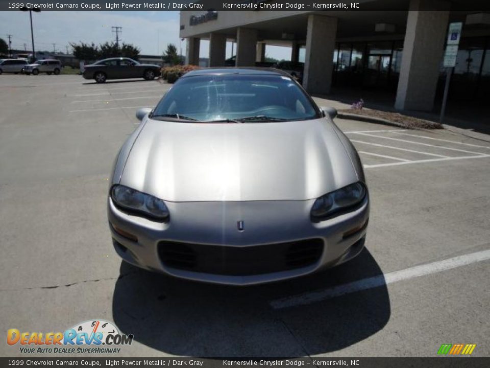 1999 Chevrolet Camaro Coupe Light Pewter Metallic / Dark Gray Photo #9