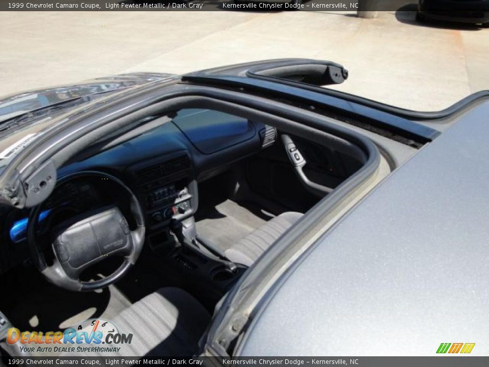 1999 Chevrolet Camaro Coupe Light Pewter Metallic / Dark Gray Photo #11
