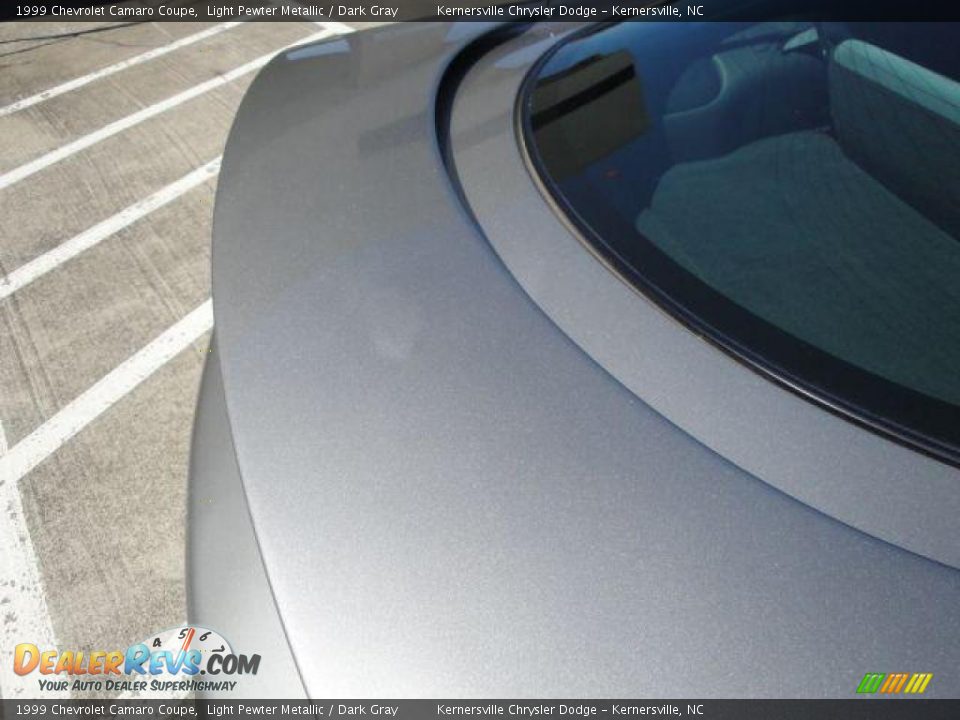 1999 Chevrolet Camaro Coupe Light Pewter Metallic / Dark Gray Photo #12