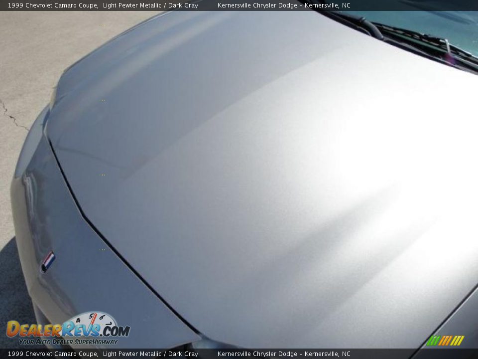 1999 Chevrolet Camaro Coupe Light Pewter Metallic / Dark Gray Photo #13