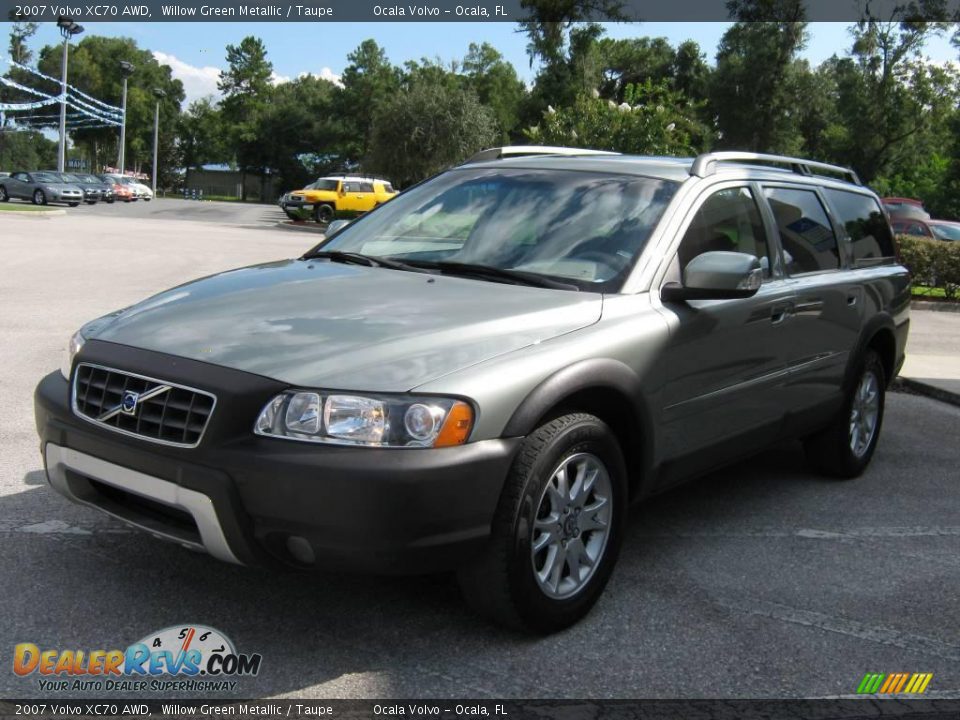 2007 Volvo XC70 AWD Willow Green Metallic / Taupe Photo #7