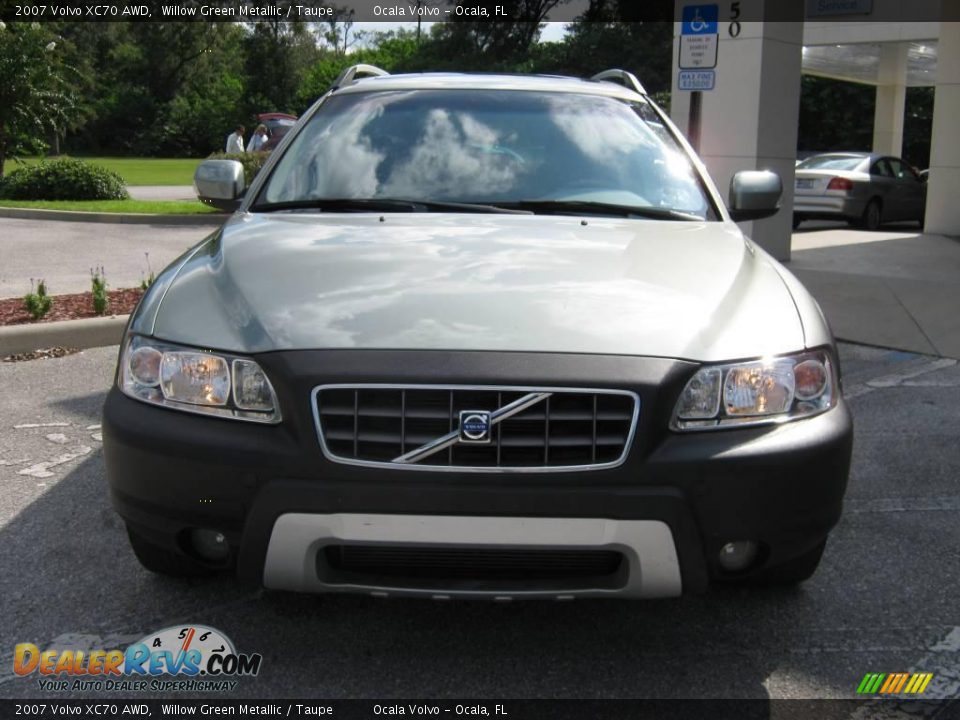 2007 Volvo XC70 AWD Willow Green Metallic / Taupe Photo #8