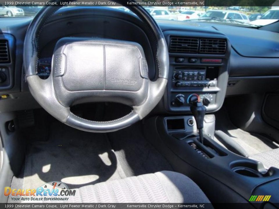 1999 Chevrolet Camaro Coupe Light Pewter Metallic / Dark Gray Photo #17
