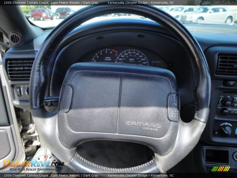 1999 Chevrolet Camaro Coupe Light Pewter Metallic / Dark Gray Photo #24