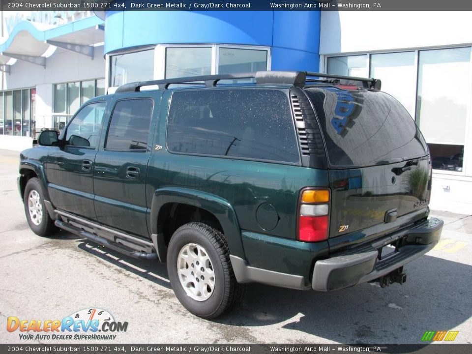 2004 Chevrolet Suburban 1500 Z71 4x4 Dark Green Metallic / Gray/Dark Charcoal Photo #3