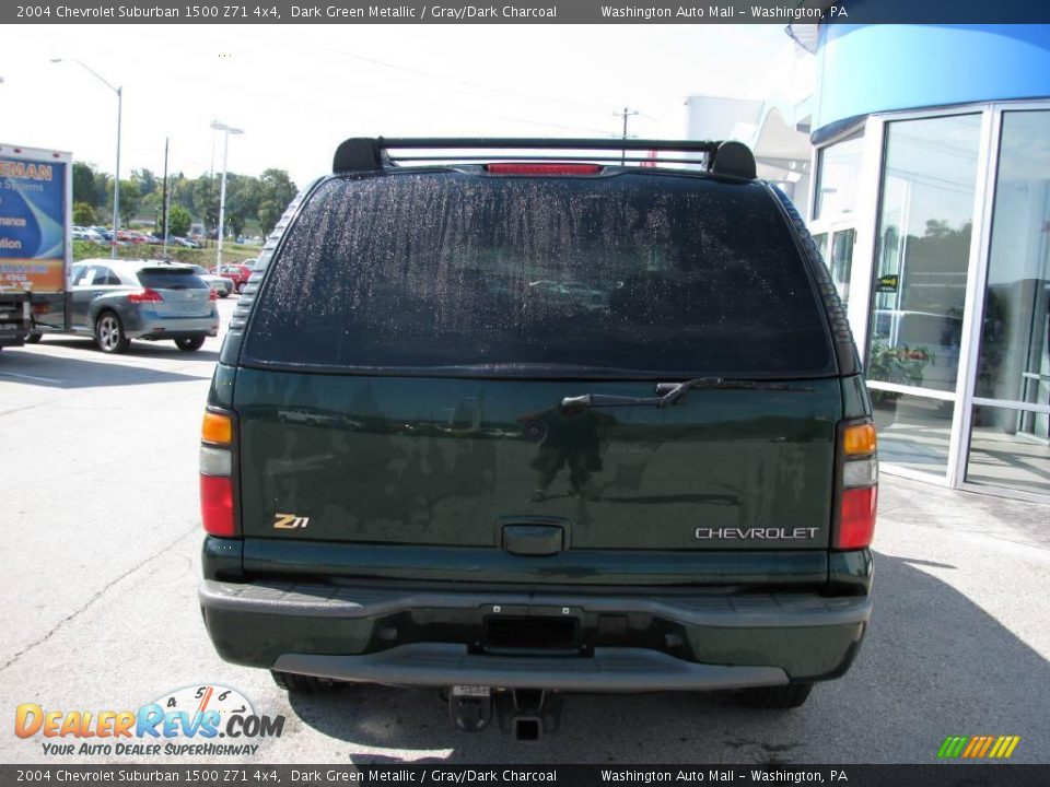 2004 Chevrolet Suburban 1500 Z71 4x4 Dark Green Metallic / Gray/Dark Charcoal Photo #5
