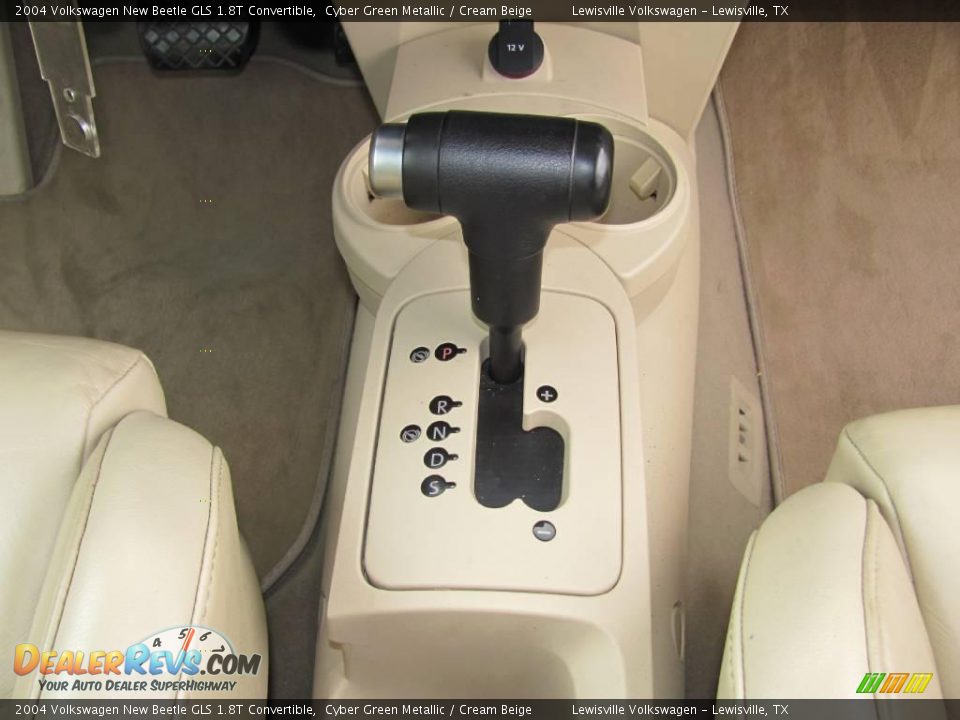 2004 Volkswagen New Beetle GLS 1.8T Convertible Cyber Green Metallic / Cream Beige Photo #17