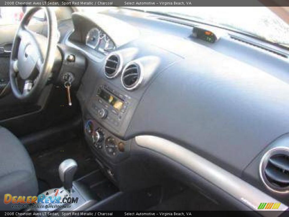 2008 Chevrolet Aveo LT Sedan Sport Red Metallic / Charcoal Photo #3