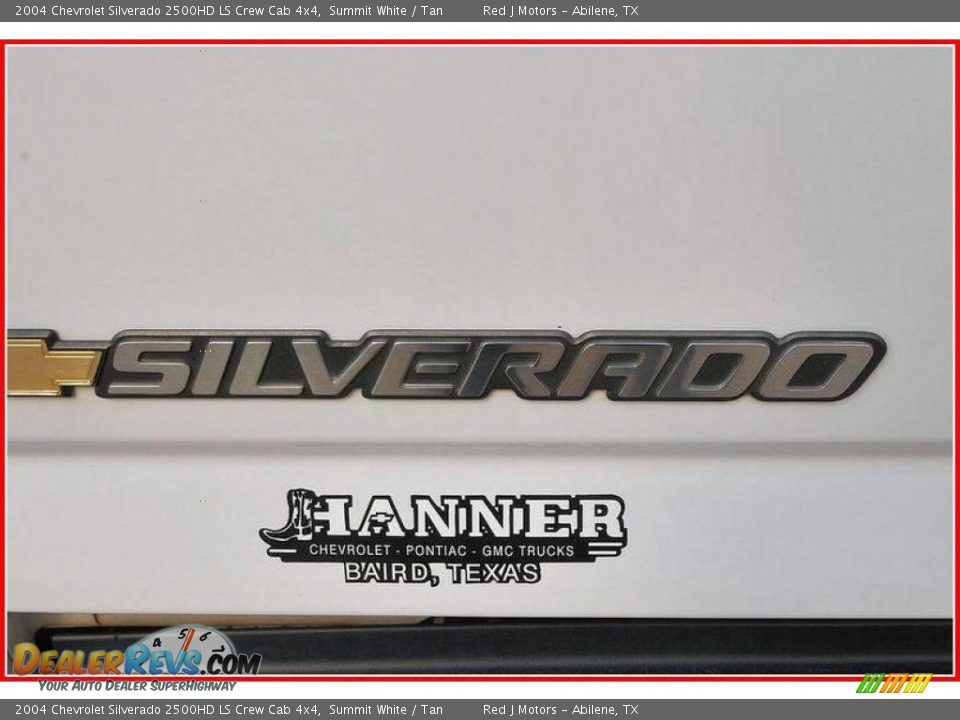 2004 Chevrolet Silverado 2500HD LS Crew Cab 4x4 Summit White / Tan Photo #5