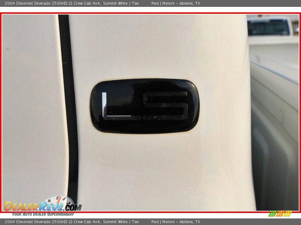 2004 Chevrolet Silverado 2500HD LS Crew Cab 4x4 Summit White / Tan Photo #13