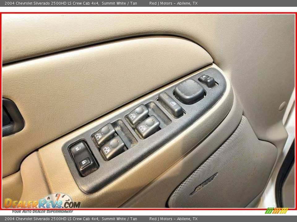 2004 Chevrolet Silverado 2500HD LS Crew Cab 4x4 Summit White / Tan Photo #17