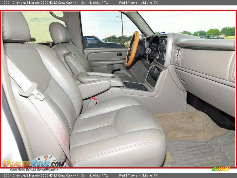 2004 Chevrolet Silverado 2500HD LS Crew Cab 4x4 Summit White / Tan Photo #22