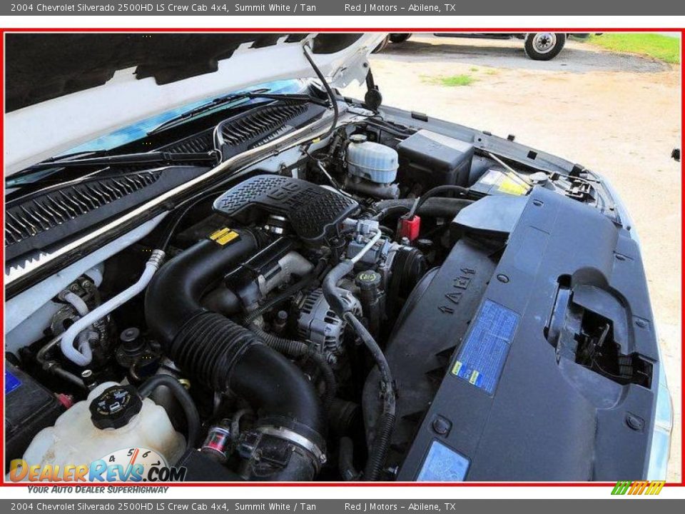 2004 Chevrolet Silverado 2500HD LS Crew Cab 4x4 Summit White / Tan Photo #25
