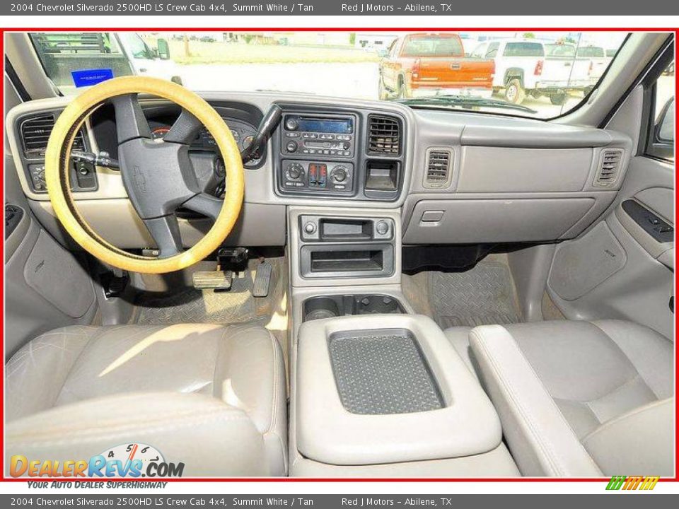 2004 Chevrolet Silverado 2500HD LS Crew Cab 4x4 Summit White / Tan Photo #29