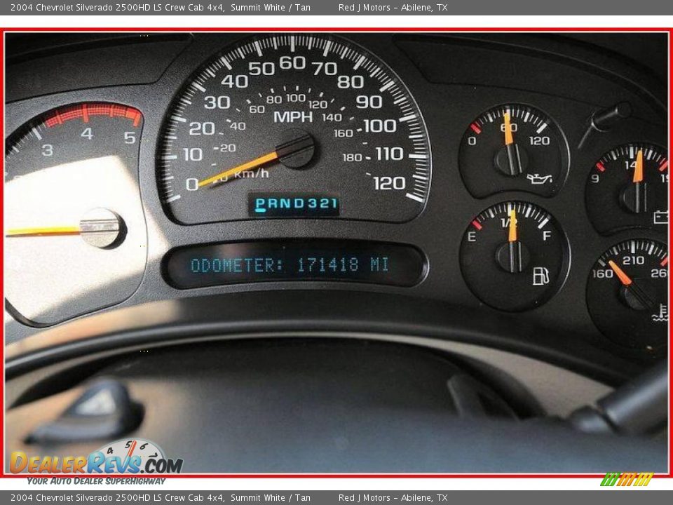 2004 Chevrolet Silverado 2500HD LS Crew Cab 4x4 Summit White / Tan Photo #35