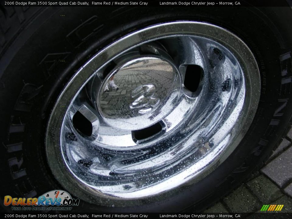 2006 Dodge Ram 3500 Sport Quad Cab Dually Flame Red / Medium Slate Gray Photo #10