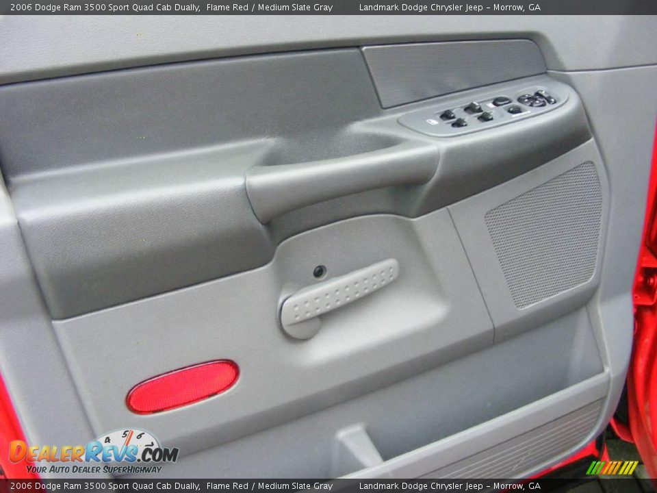 2006 Dodge Ram 3500 Sport Quad Cab Dually Flame Red / Medium Slate Gray Photo #14