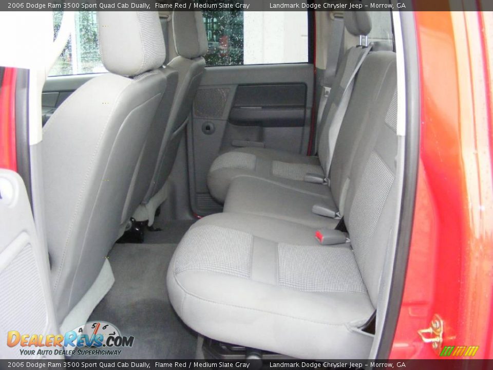 2006 Dodge Ram 3500 Sport Quad Cab Dually Flame Red / Medium Slate Gray Photo #16